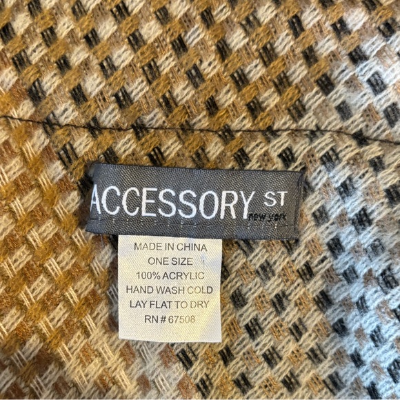 Accessory St NY Cape Classy one size Browns - Picture 3 of 6